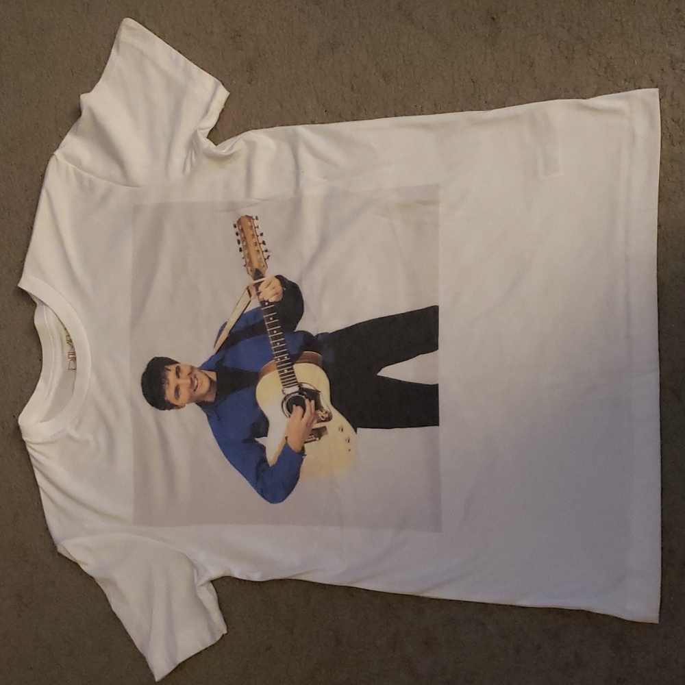 Elvis Presley Guitar Playing Unisex Shirt NWOT